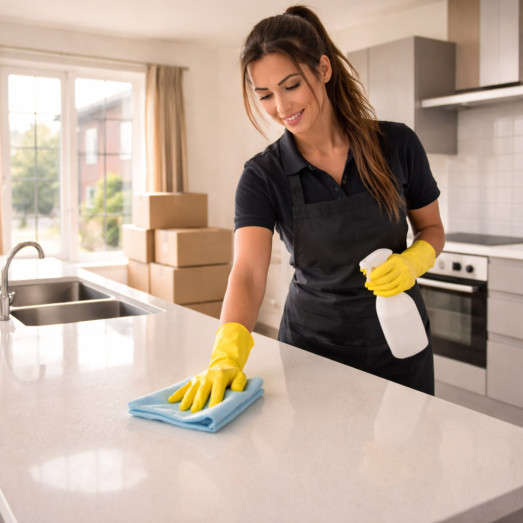 end of tenancy cleaning Romford empty property deep cleaning kitchen bathroom move out cleaning London