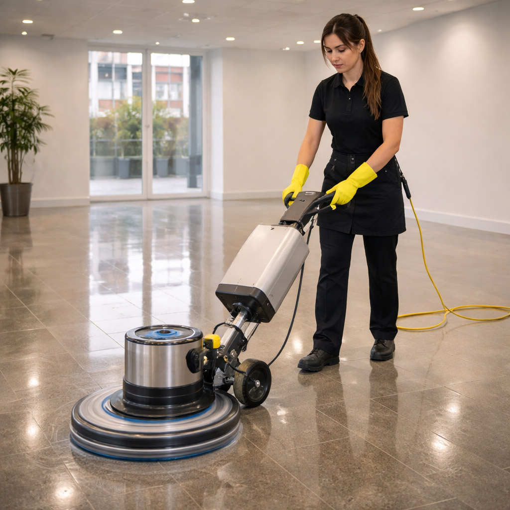 specialist cleaning services Dagenham floor polishing machine kitchen deep cleaning professional cleaners London